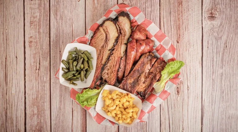 3 Meat Combo( rib , brisket, sausage) - $27.99