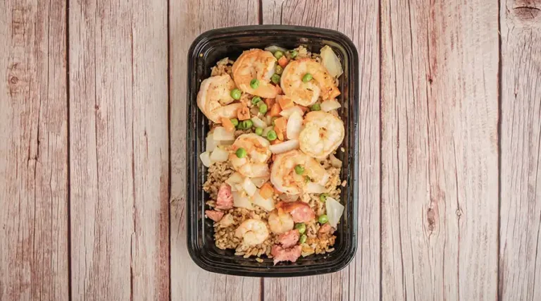 Butter Garlic Shrimps with House Cajun Fried Rice - $16.99